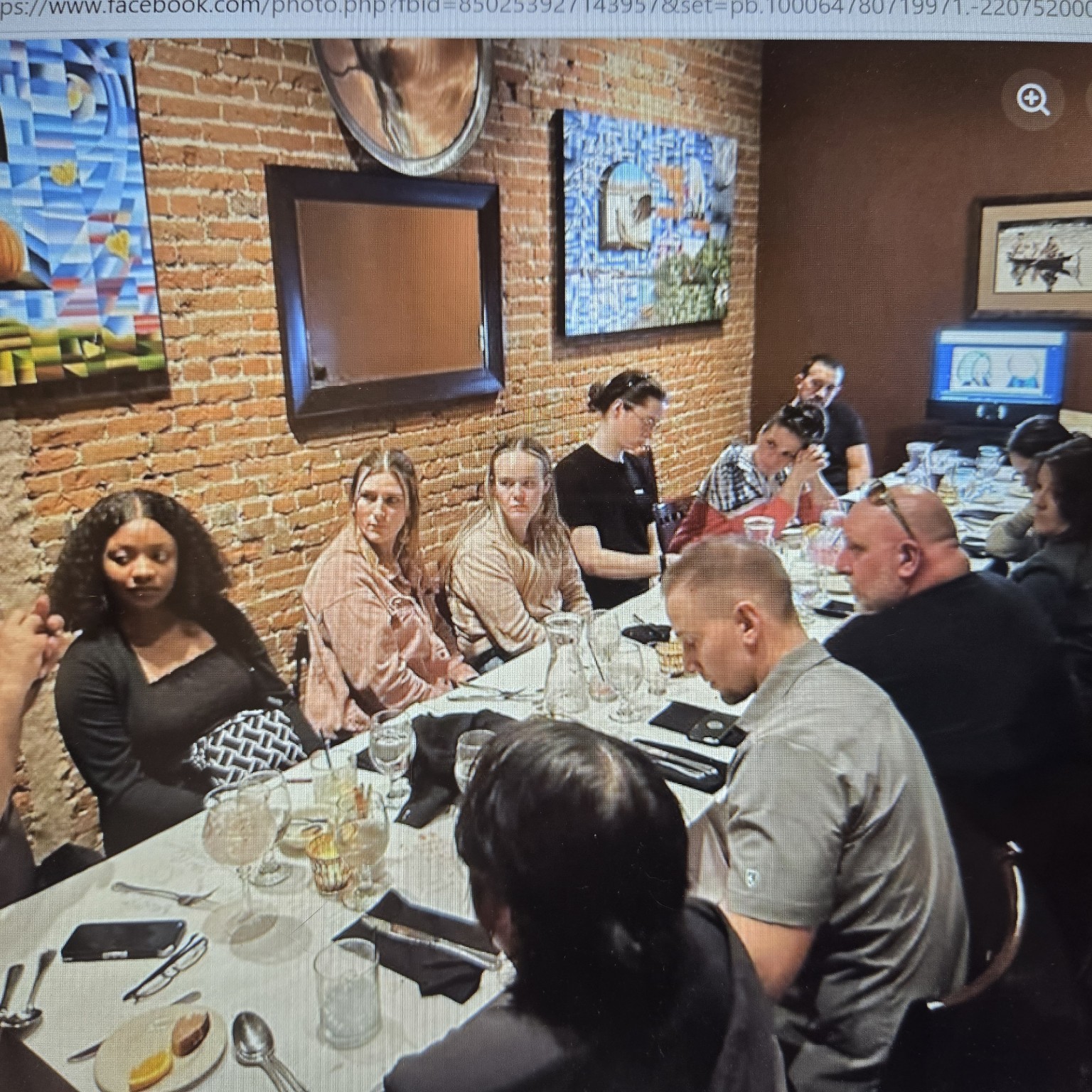 Say YES to Hope Lunch and Learn gathering with attendees in conversation
