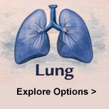 Lung cancer watercolor illustration