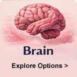 Brain cancer watercolor illustration