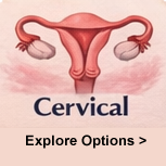 Cervical cancer watercolor illustration
